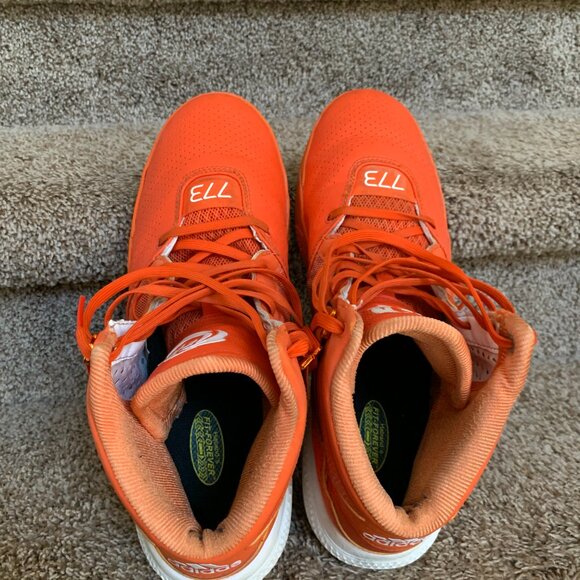 Adidas Men's 773 Bounce Orange Derrick Rose Basketball High Tops. - Picture 8 of 14